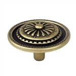 antique bronze furniture knob 44mm 209818